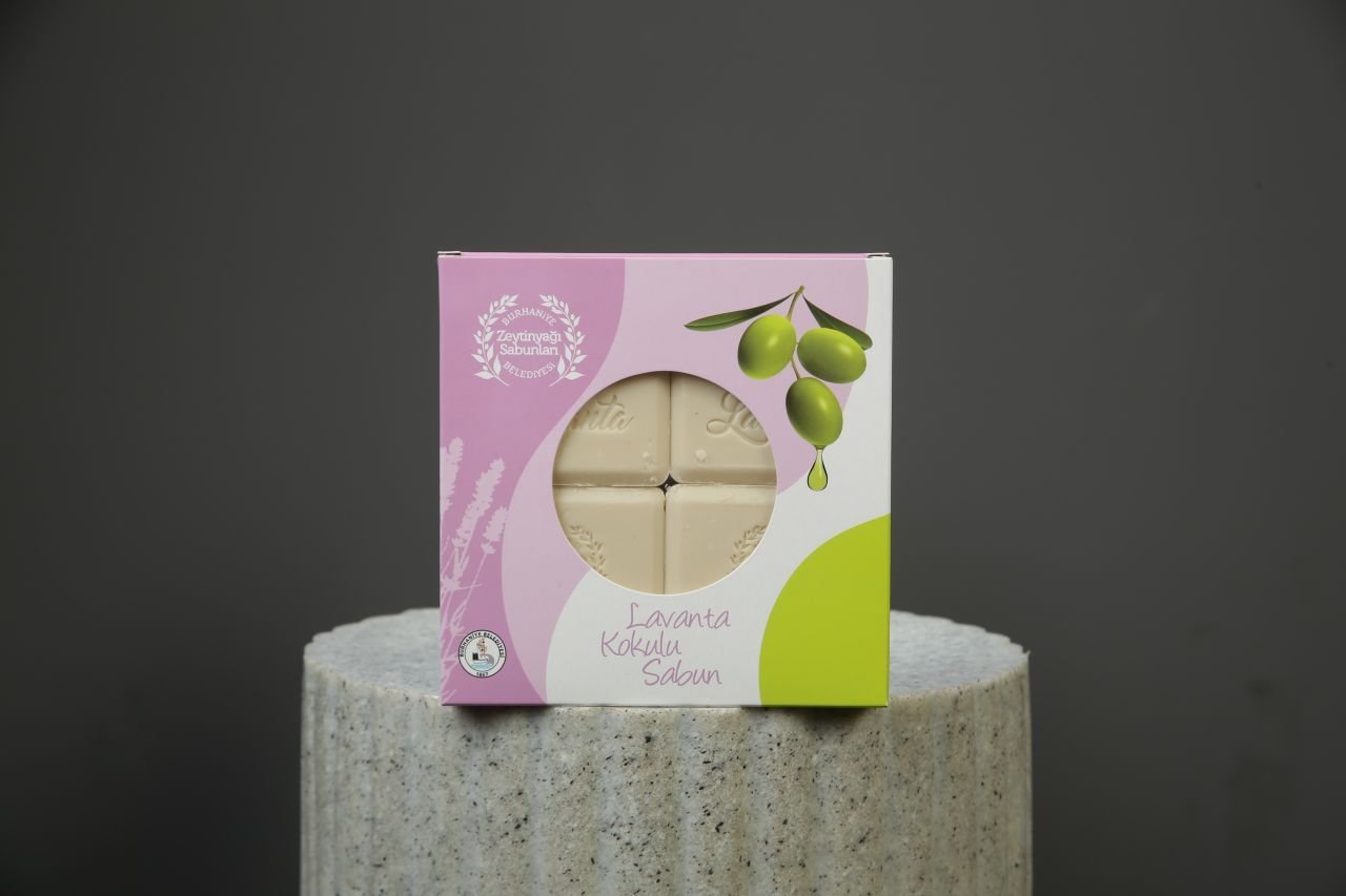 4x100 Lavanta Kokulu Zeytinyağı Sabunu